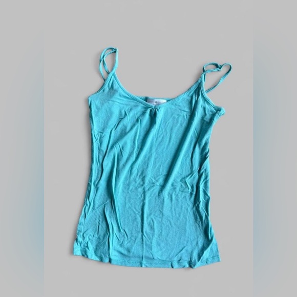 Tops - Women's Turquoise Spaghetti Strap Top